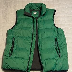 GAP Emerald Green Puffer Vest